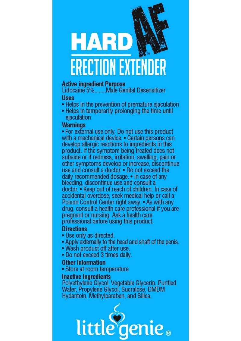 Hard AF Male Erection Cream – Long-Lasting Rock-Hard Erections 44ml Secondary image