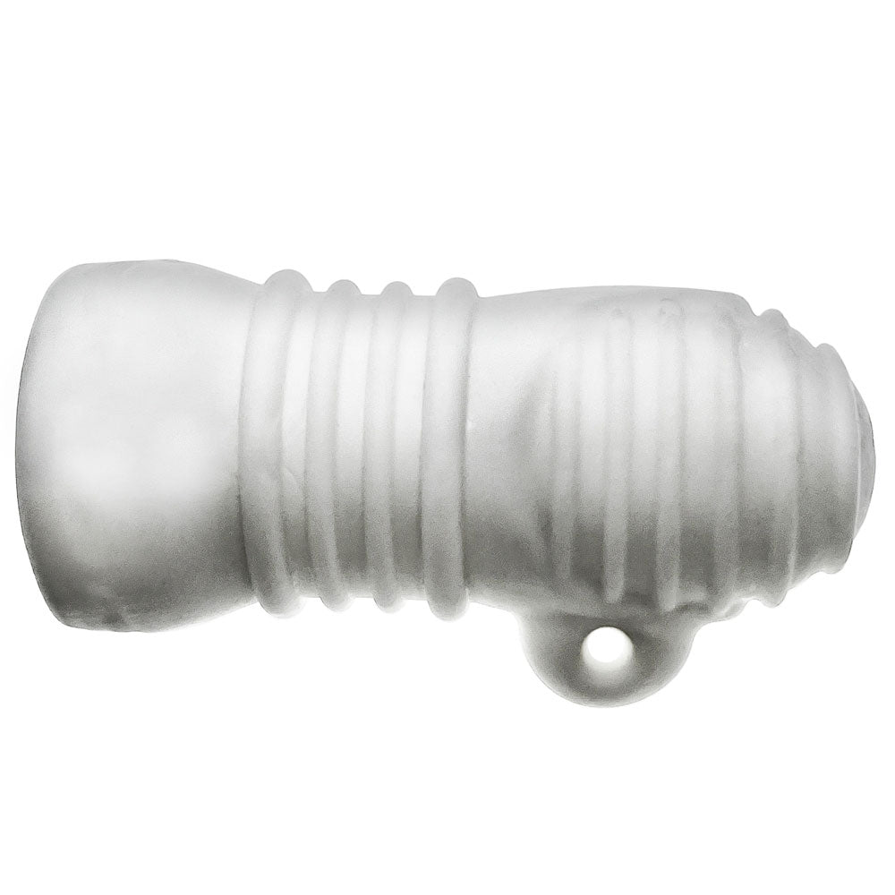 Jackt White Ice Male Stroker Sleeve with Nubs and Ridges Strokers - Manual