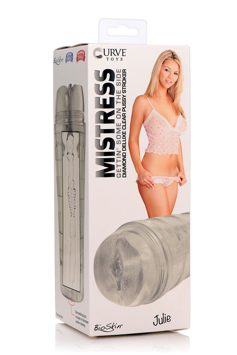 Mistress Julie Diamond Deluxe Clear Pussy Stroker Strokers - Celebrity