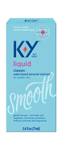 K-Y Liquid Water Based Personal Lubricant 2.5 Oz Bottle Water Based Lube