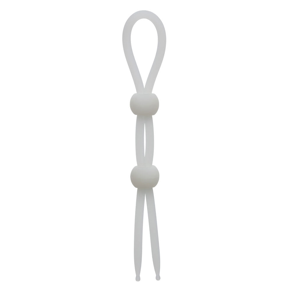 Alpha Liquid Silicone Dual Lasso (Natural) – Versatile Adjustable Cock Ring > Cock Ring > Adjustable
