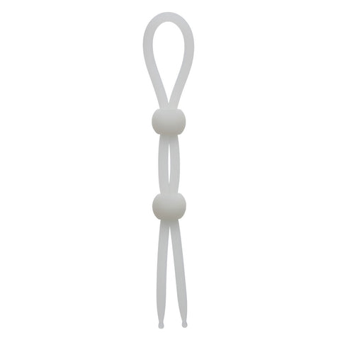 Alpha Liquid Silicone Dual Lasso (Natural) – Versatile Adjustable Cock Ring > Cock Ring > Adjustable