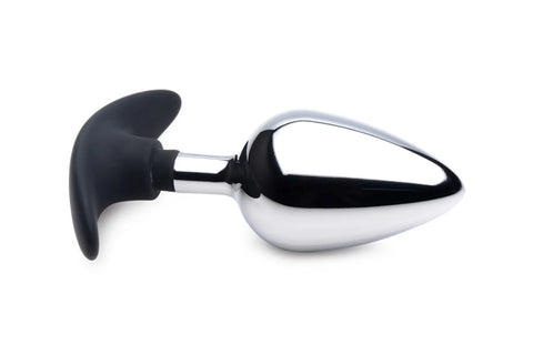 Dark Invader Metal and Silicone Weighted Large Anal Plug > Anal Range > Butt Plugs