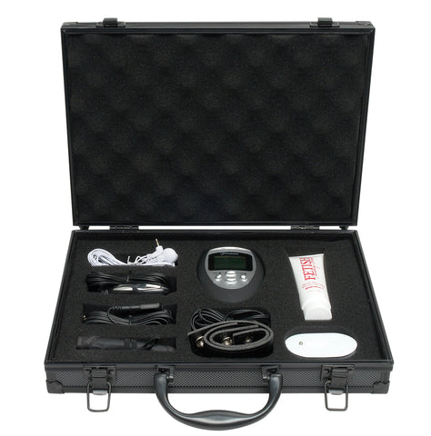 Fetish Fantasy Deluxe Shock Therapy Electro Sex Kit Travel Silver E-STIM TOYS