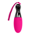 Selopa Vibrating Egg with Chrome Handle - Pink 11.9cm > Sex Toys For Ladies > Vibrating Eggs