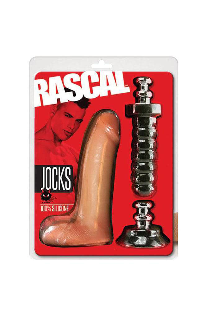 Jocks Brent Silicone 8" Dildo with Interchangeable Bases > Dildos > Realistic Dildos