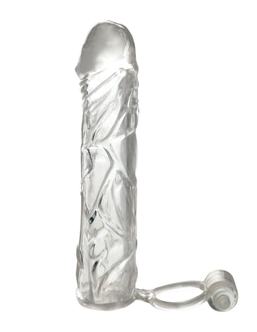 Fantasy XTensions Clear Vibrating Penis Sleeve Adult Toy Cock Rings Vibrating