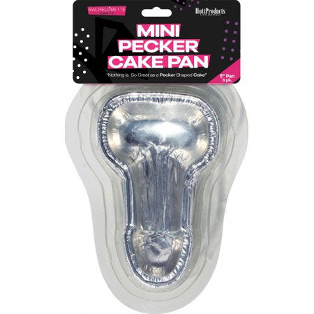 Peter Party Cake Pan Small 6 Pack – Silicone Penis Mold Set Silver Party Supplies