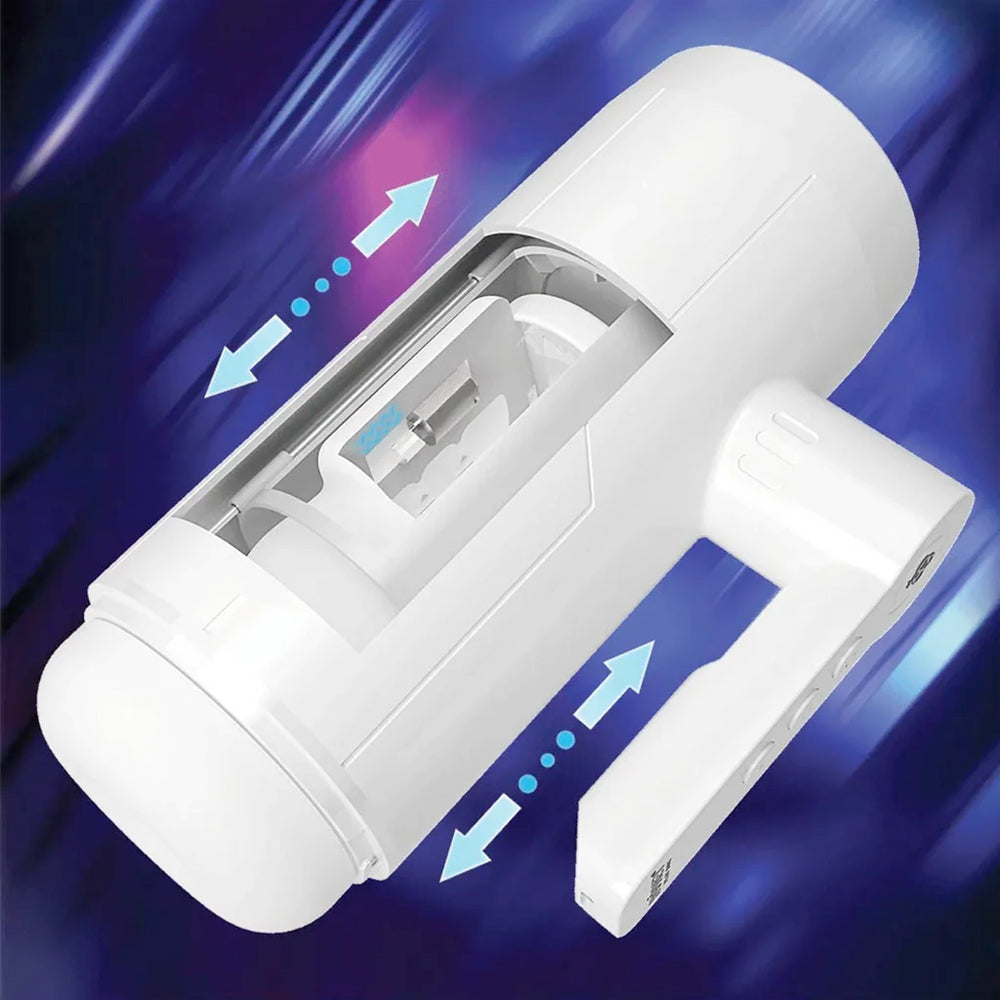 Blanche Automatic Male Masturbator – Thrusting and Vibrating Male Masturbator > Sex Toys For Men > Masturbators > Vibrating