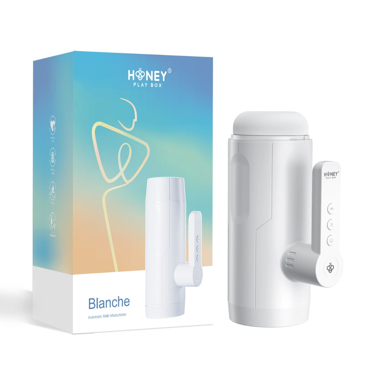 Blanche Automatic Male Masturbator – Thrusting and Vibrating Male Masturbator > Sex Toys For Men > Masturbators > Vibrating