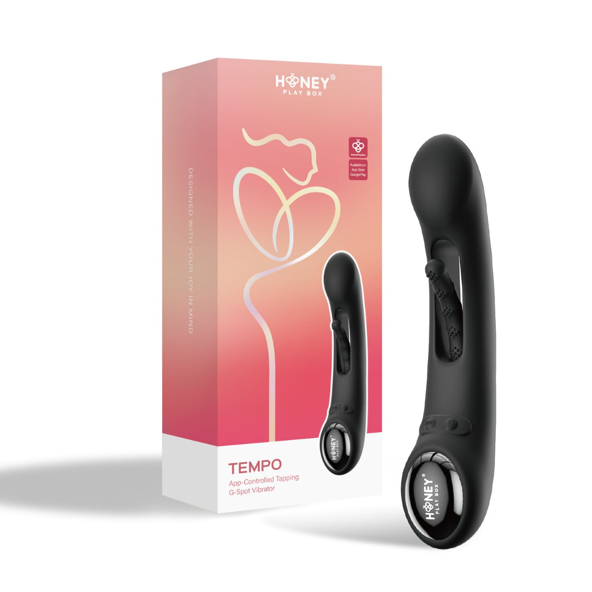 Tempo App-Controlled Silicone G-Spot Vibrator with Tapping and Vibrating Modes > Vibrators > G-Spot