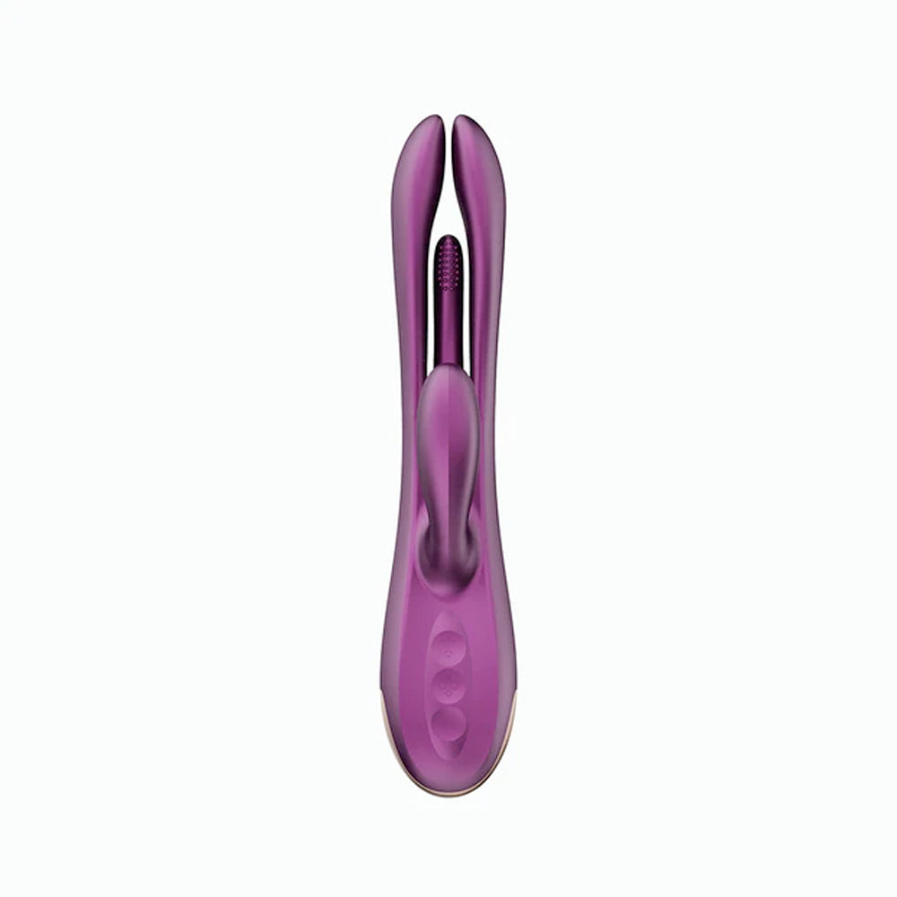 Terri App-Controlled Rabbit Vibrator – Silicone Tapping Hollow Shaft Vibrator > Vibrators > Ladies > Rabbit