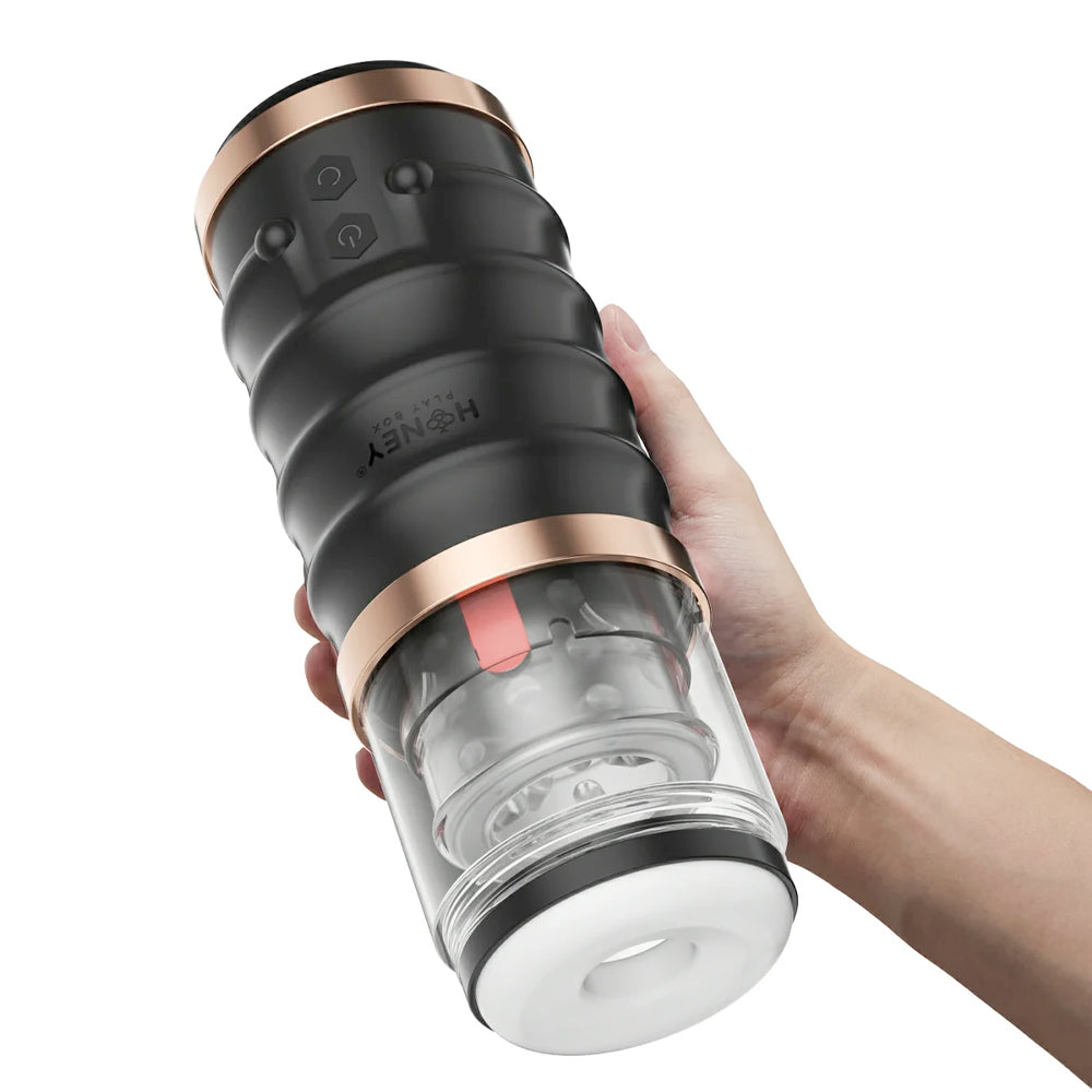 Warrior Thrusting Male Masturbator – Automatic Power Male Masturbator > Sex Toys For Men > Masturbators > Vibrating