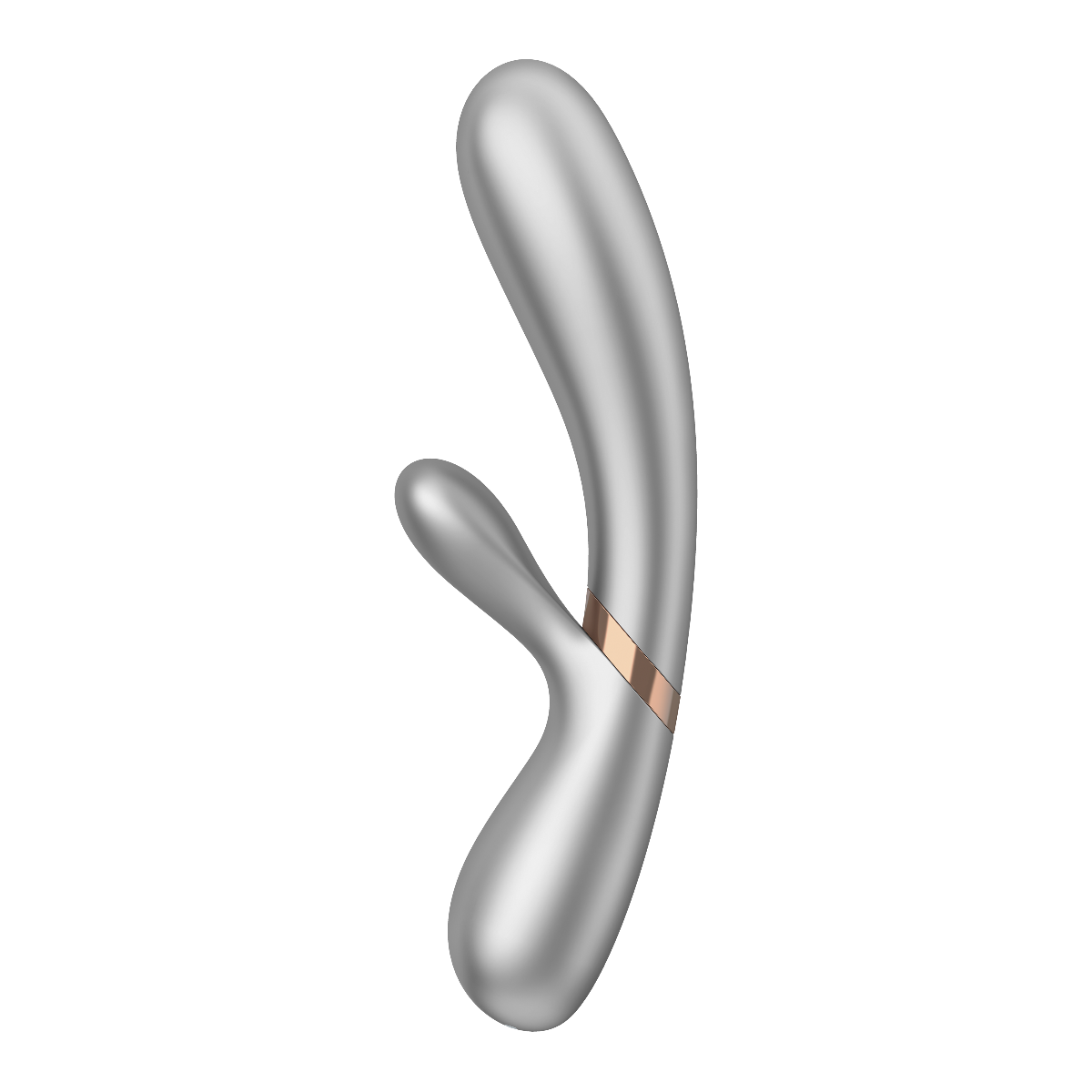 Satisfyer Hot Lover Warming Dual-Stim Vibrator Silver