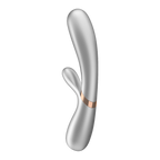 Satisfyer Hot Lover Warming Dual-Stim Vibrator Silver