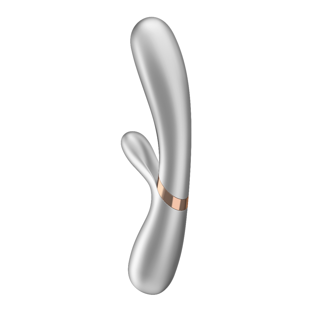 Satisfyer Hot Lover Warming Dual-Stim Vibrator Silver