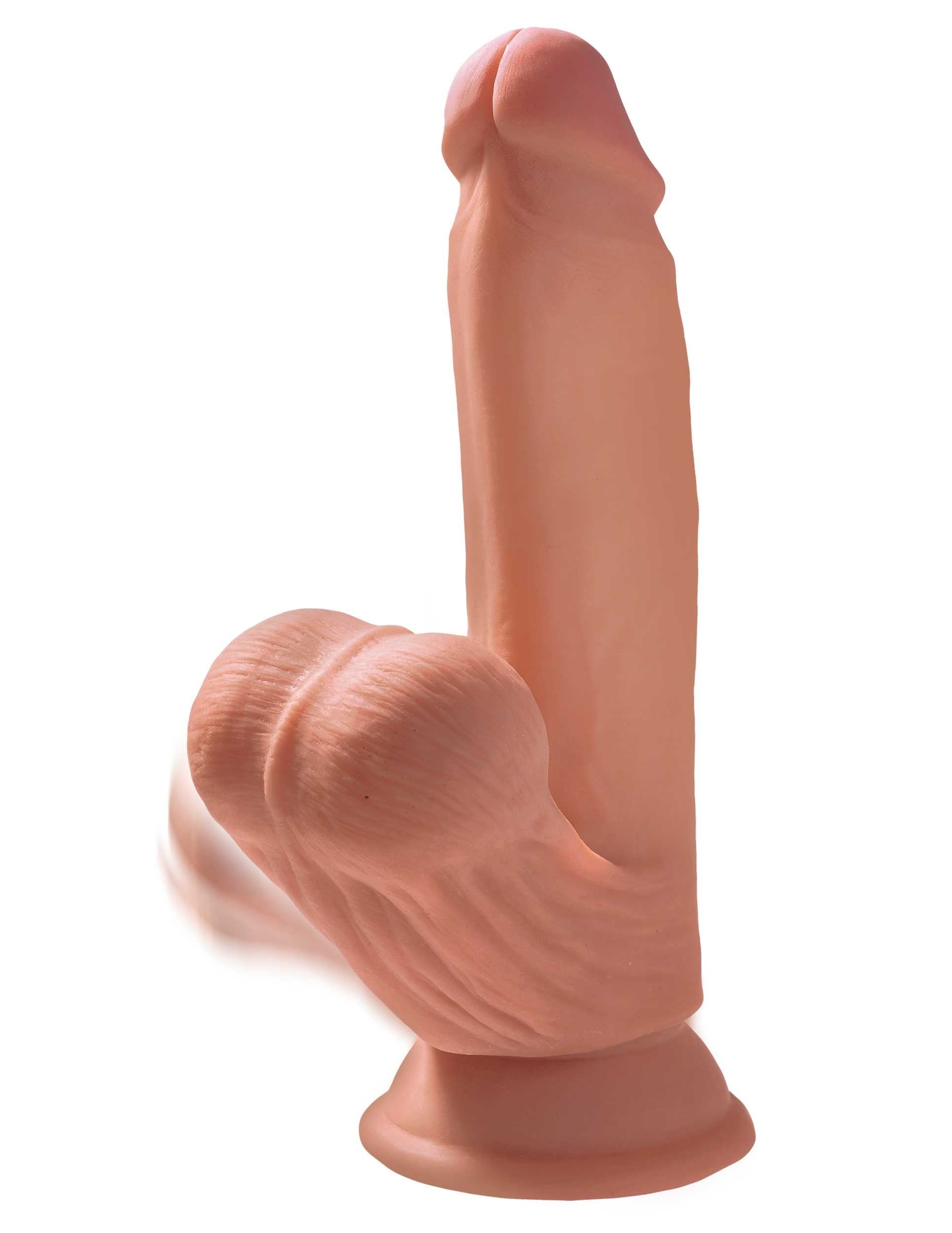 King Cock Plus Triple Density (Tan) – Realistic Dildo Dongs Realistic