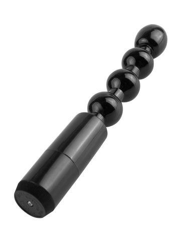 Anal Fantasy Power Beads Black Flexible Vibrating Anal Toy Black > Anal Range > Anal Beads