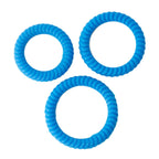 Ram Ultra Black Silicone Cock Ring Set > Cock Ring > Sets