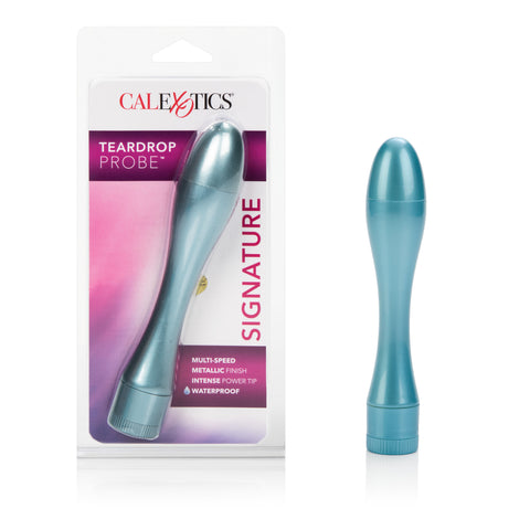 Blue Teardrop Probe Anal Vibrator Waterproof Intimate Toy ANAL TOYS