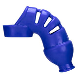 Hunkyjunk Adult Toys Blue LOCKDOWN Cage Chastity by Hunkyjunk Cobalt 840215120090