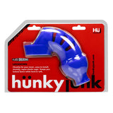 Hunkyjunk Adult Toys Blue LOCKDOWN Cage Chastity by Hunkyjunk Cobalt 840215120090