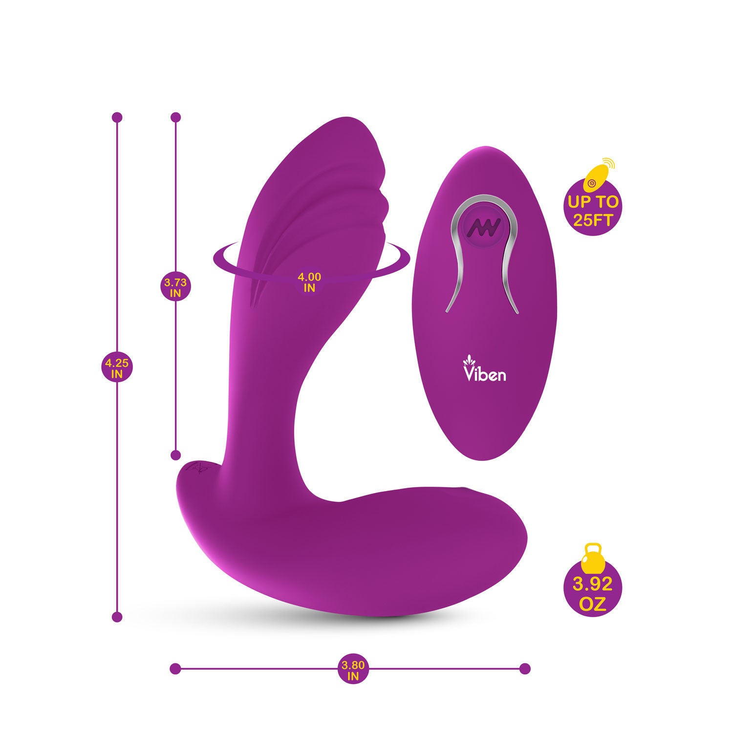 Epiphany Clitoral Rollerball Panty Vibe (Berry) – Remote-Controlled Dual Motor Panty Vibrator > Sex Toys For Ladies > Panty Vibes