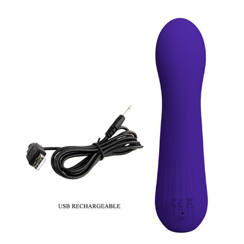 Faun Rechargeable Purple Silicone G-Spot Vibrator for Adults Vibrators