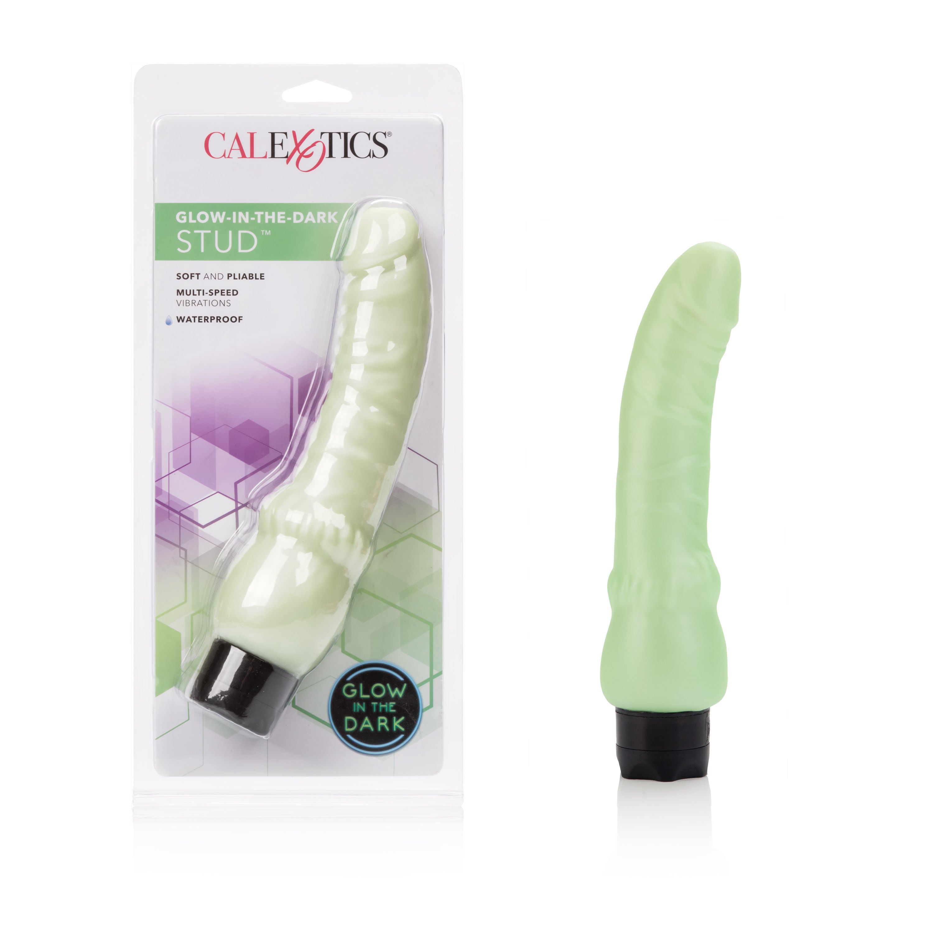 Waterproof Glow in the Dark Mint Vibrator with Multi-Speed Control Vibrators