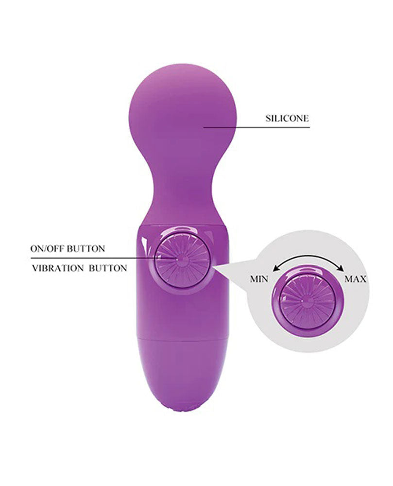 Pretty Love Mini Stick Purple Powerful Adult Intimacy Massager Vibrators