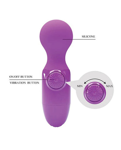 Pretty Love Mini Stick Purple Powerful Adult Intimacy Massager Vibrators