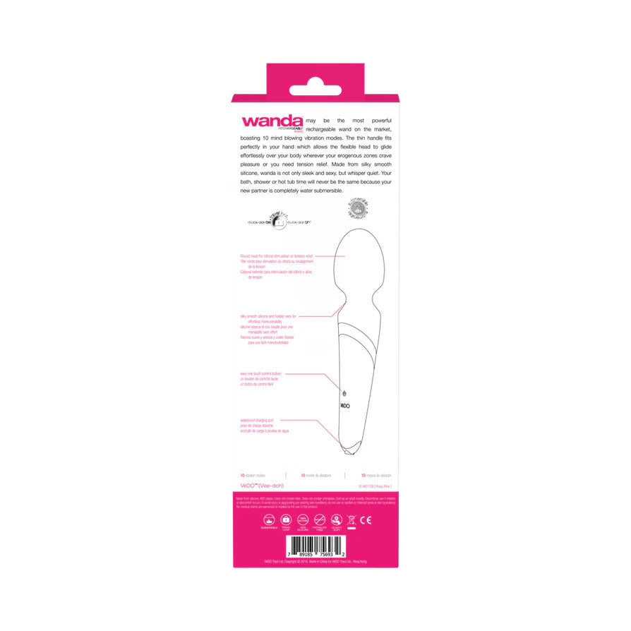 Wanda Wand Massager with 10 Powerful Vibrations > Sex Toys > Massage Wands
