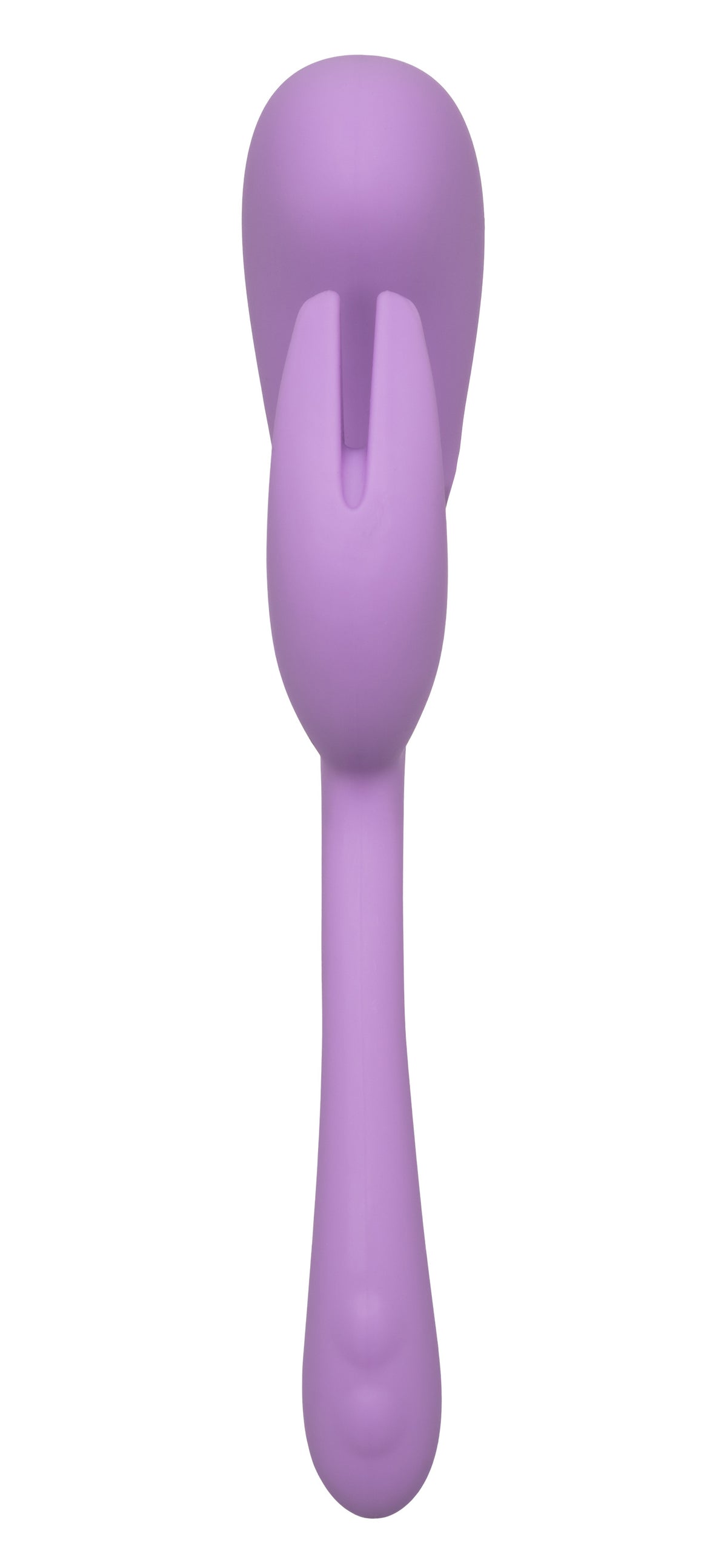 Elle Liquid Silicone Dual Flicker 7.25 Inch Purple Rechargeable Vibrator | Flexible > Vibrators > Ladies > Rabbit