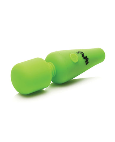 Glow in the Dark Mini Wand Massager Green USB Rechargeable > Sex Toys For Ladies > Wand Massagers and Attachments