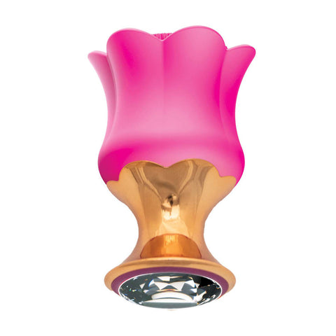 Nasstoys Goddess Diamond Blooming Clitoral Massager Fushcia STIMULATORS