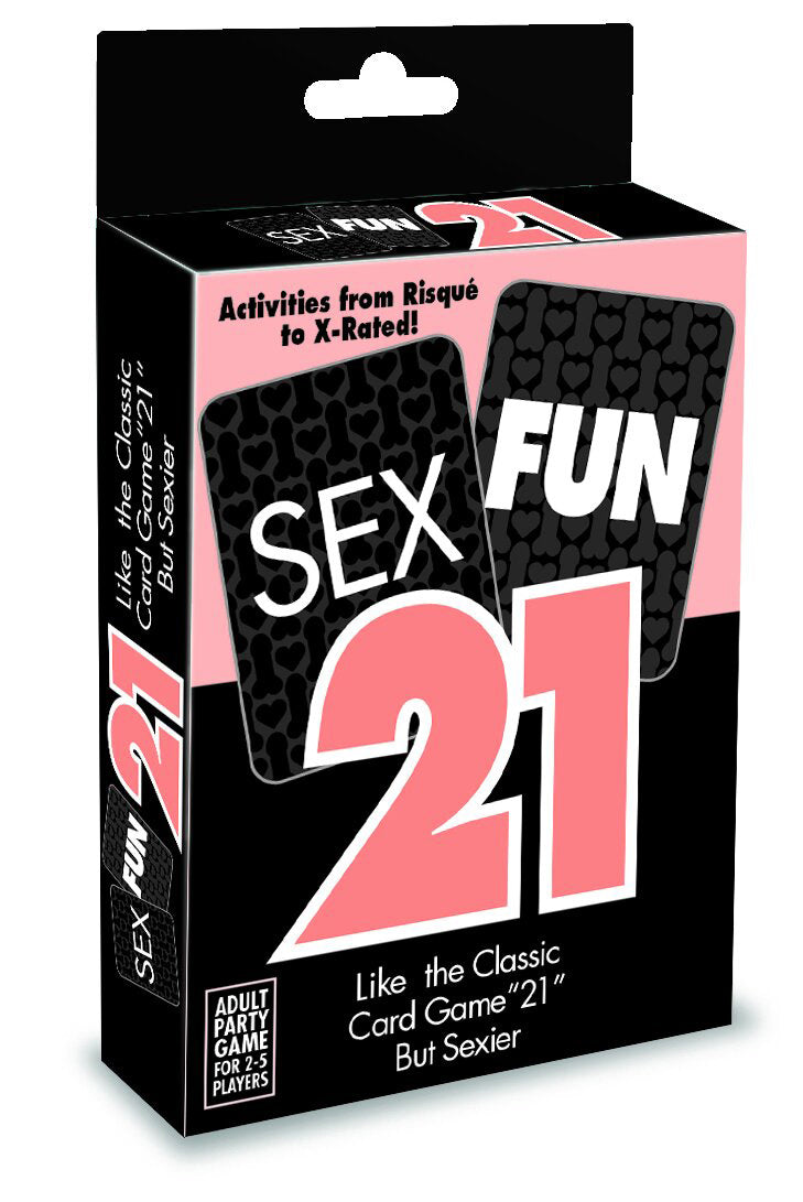 Sex Fun 21 Adult Card Game for Couples and Game Nights Games