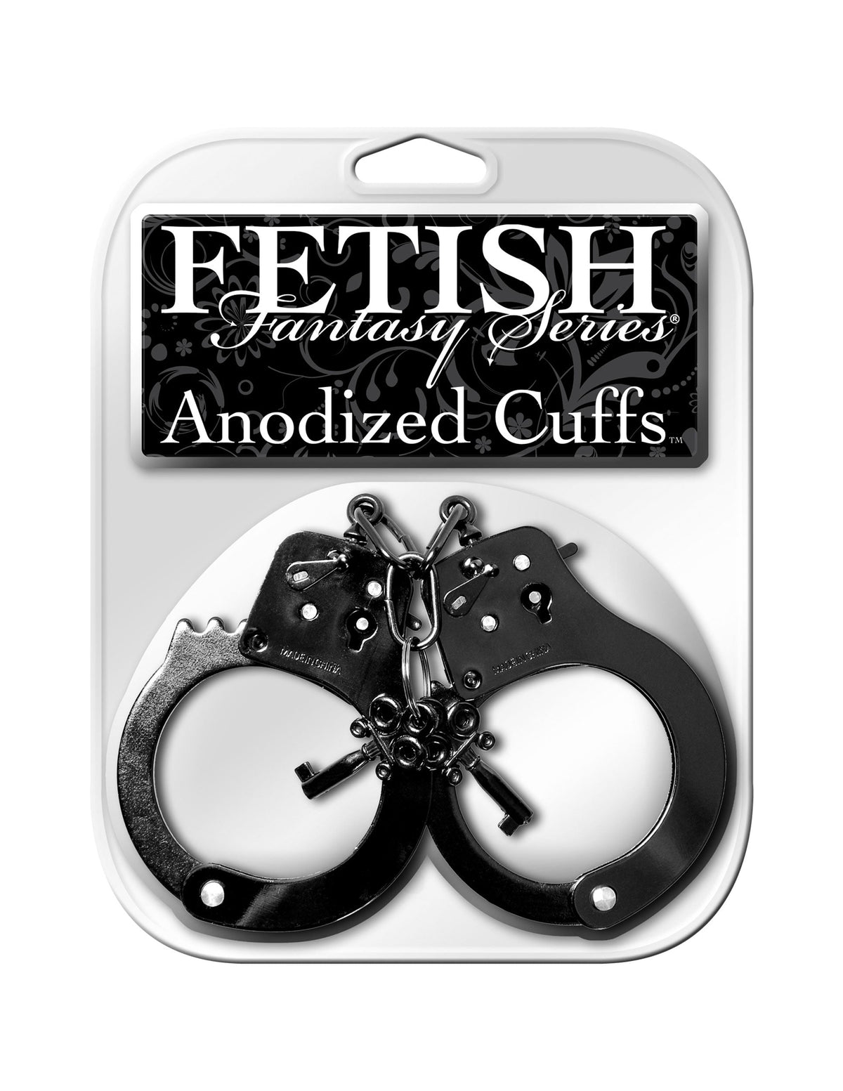 Fetish Fantasy Series Anodized Cuffs (Black) – Metal Restraint Cuffs > Bondage Gear > Handcuffs