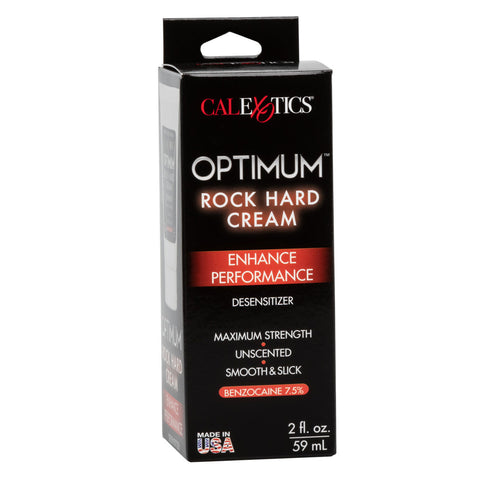 Optimum Rock Hard Cream 2 Oz Unscented Desensitizing Gel ENHANCERS