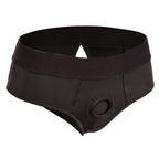 Boundless Backless Brief (Black) – Comfortable Harness Brief > Dildos > Strap On Harnesses