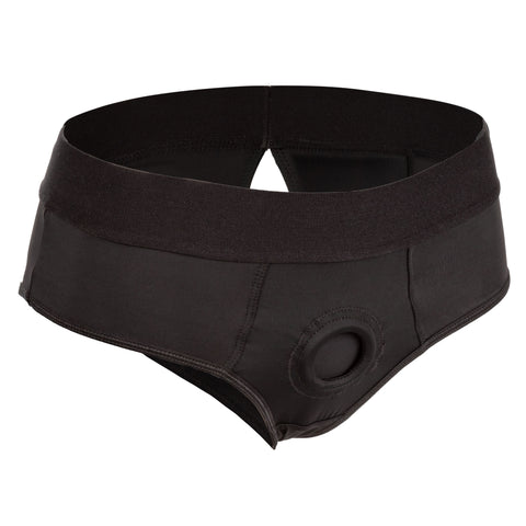 Boundless Backless Brief Harness Black Large/X-Large Size Bodyforms