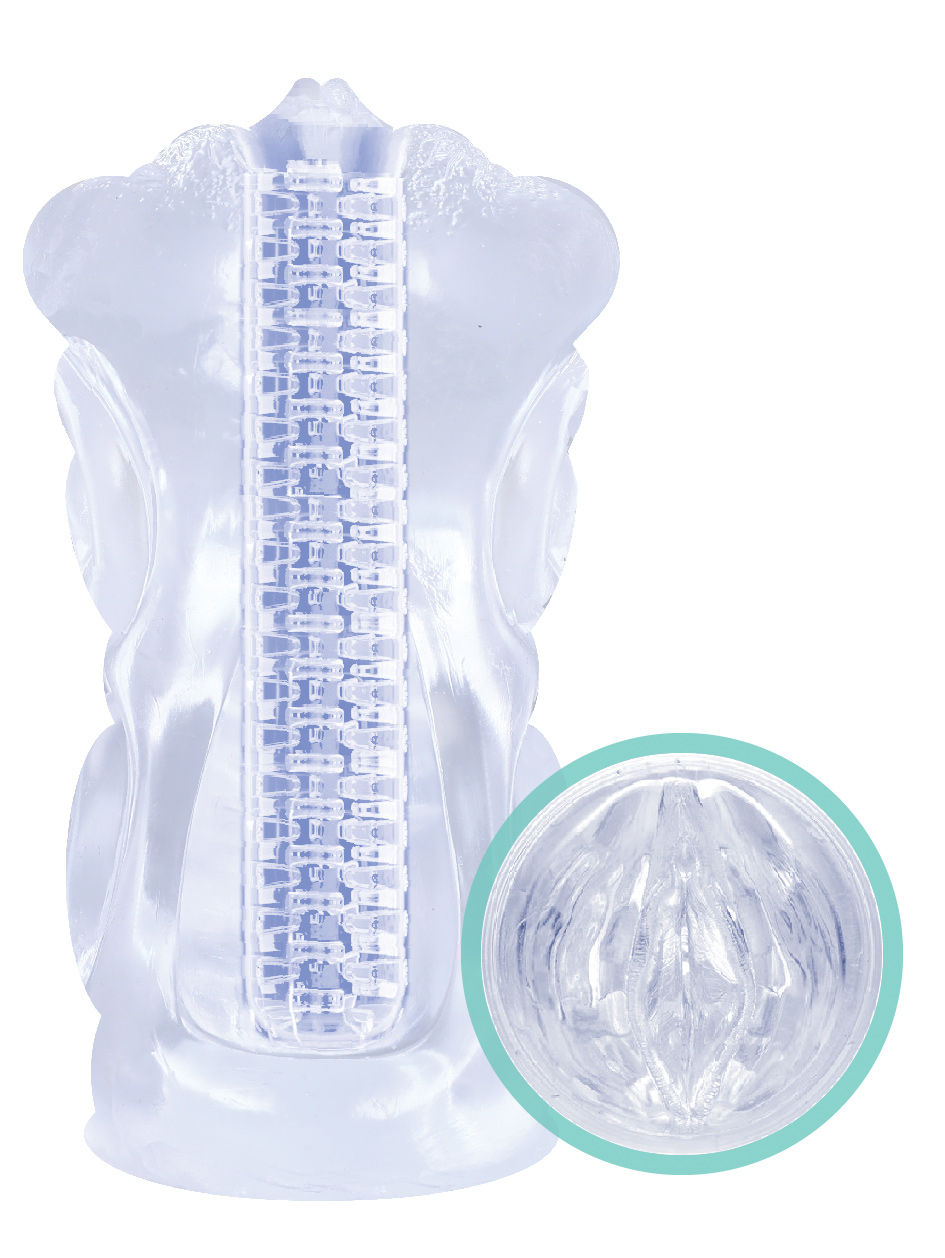 Jack-It Frost Spirals Male Masturbation Aid with Soft TPR Grip Default Title Strokers - Manual