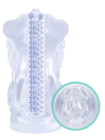 Jack-It Frost Spirals Male Masturbation Aid with Soft TPR Grip Default Title Strokers - Manual