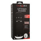 Optimum Power Pulsar Stroker Black Vibrating Masturbator with Suction and Textured Sleeve > Sex Toys For Men > Masturbators Premium