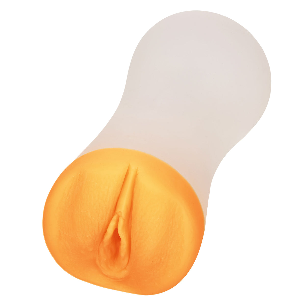 CalExotics The Gripper Deep Pussy Masturbator with Suction Orange > Sex Toys For Men > Masturbators > Manual