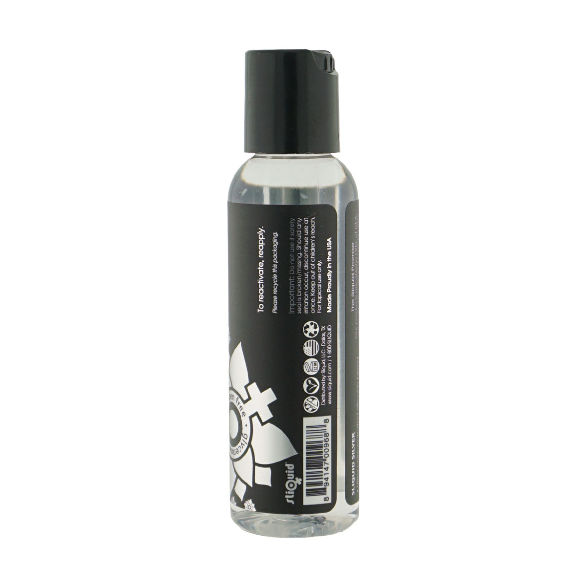 Sliquid Naturals Silver (2 Fl Oz) – Waterproof Silicone Personal Lubricant > Lube > Silicone