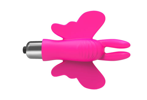 Flirt Finger Butterfly Silicone Vibrator for Clit Stimulation Suction Stimulator