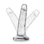 Naturally Yours Glitter Dong Clear 5.5 Inch Dildo > Dildos > Slim Dildos