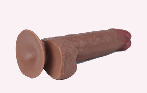 Get Lucky 7.5 Inch Realistic Dark Brown Dildo for Adults Dongs Realistic