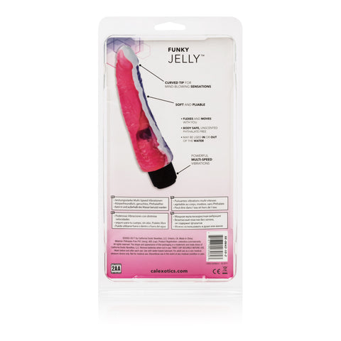 Funky Jelly Vibe 7.5 Inches (Pink/Purple) – Soft Jelly Vibrator Vibrators