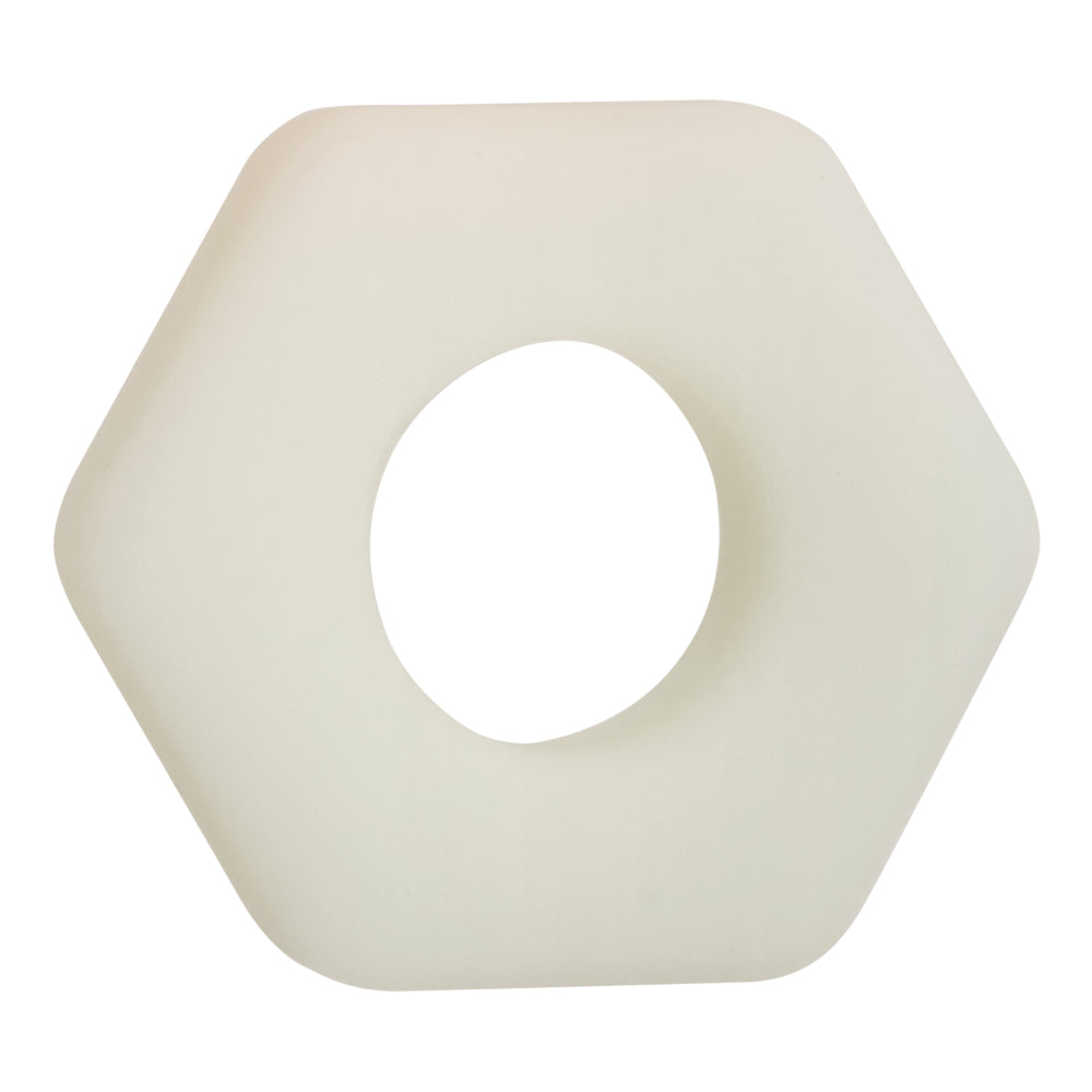 Alpha Liquid Silicone Prolong Sexagon Ring – 0.75 Inch Diameter Stretchy Durable Waterproof Glow in the Dark > Cock Ring > Single